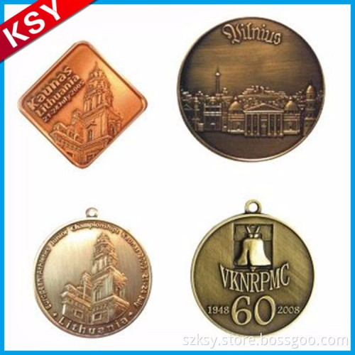 Large Supply Factory Directly Selling Company Promotional Gifts Metal Sport Medals Medals